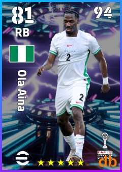 Ola Aina — RB, OVR 81, MAX 94