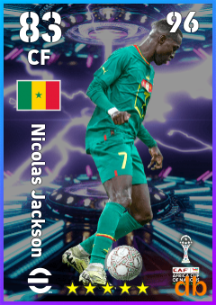 Nicolas Jackson eFootball player card