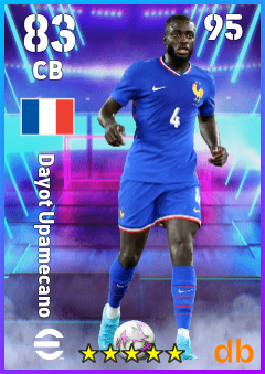 Dayot Upamecano — CB, OVR 83, MAX 95