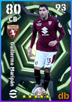 Guillermo Maripán — CB, OVR 80, MAX 93