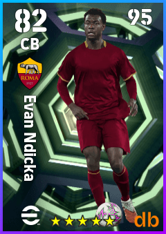 Evan Ndicka — CB, OVR 82, MAX 95
