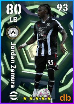 Jordan Zemura — LB, OVR 80, MAX 93