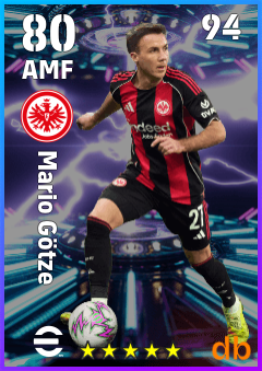 Mario Götze — AMF, OVR 80, MAX 94