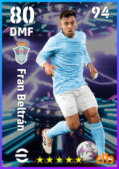 Fran Beltrán — DMF, OVR 80, MAX 94