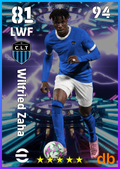 Wilfried Zaha — LWF, OVR 81, MAX 94