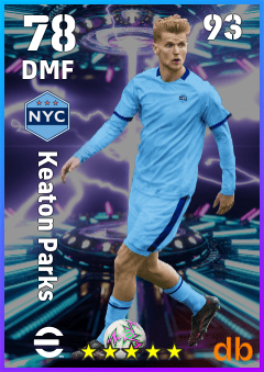 Keaton Parks — DMF, OVR 78, MAX 93