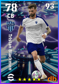 Tristan Blackmon — CB, OVR 78, MAX 93