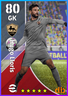 Hugo Lloris — GK, OVR 80, MAX 80