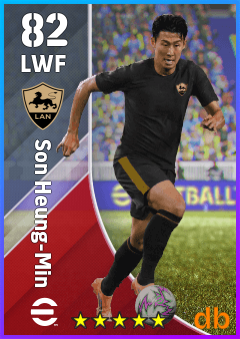 Son Heung-Min — LWF, OVR 82, MAX 82