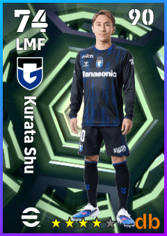 Kurata Shu — LMF, OVR 74, MAX 90