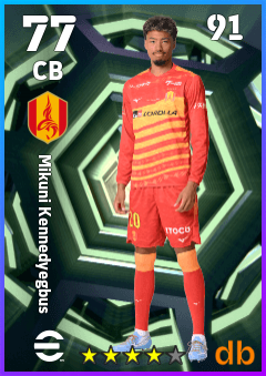 Mikuni Kennedyegbus — CB, OVR 77, MAX 91
