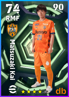 Matsuzaki Kai — RMF, OVR 74, MAX 90