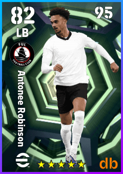 Antonee Robinson — LB, OVR 82, MAX 95