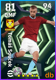 Tomáš Souček — DMF, OVR 81, MAX 94