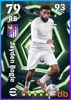 Jayden Bogle — RB, OVR 79, MAX 93