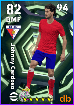 Johnny Cardoso — DMF, OVR 82, MAX 94