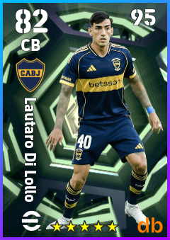 Lautaro Di Lollo — CB, OVR 82, MAX 95