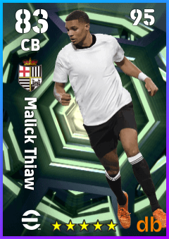 Malick Thiaw — CB, OVR 83, MAX 95