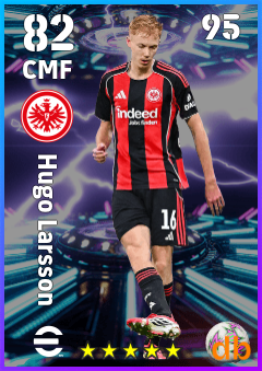 Hugo Larsson — CMF, OVR 82, MAX 95