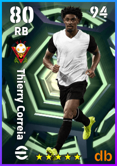Thierry Correia — RB, OVR 80, MAX 94