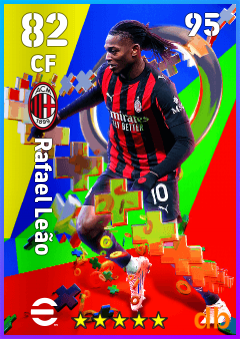 Rafael Leão — CF, OVR 82, MAX 95