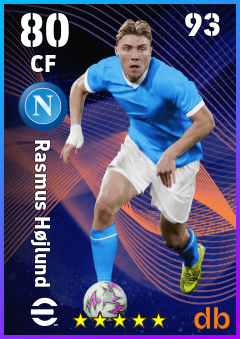Rasmus Højlund eFootball player card