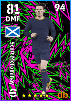 Scott McTominay — DMF, OVR 81, MAX 94