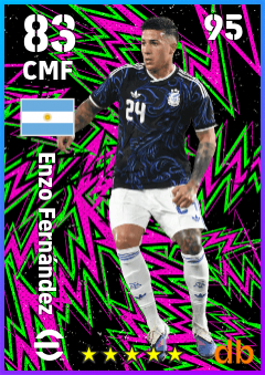 Enzo Fernández — CMF, OVR 83, MAX 95