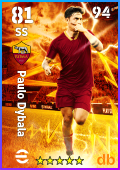Paulo Dybala — SS, OVR 81, MAX 94