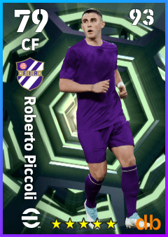 Roberto Piccoli — CF, OVR 79, MAX 93