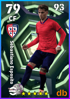 Sebastiano Esposito — CF, OVR 79, MAX 93