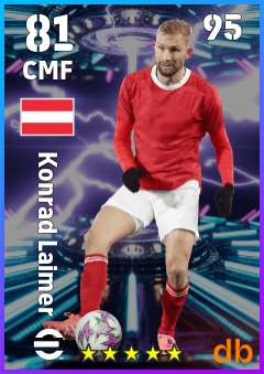 Konrad Laimer — CMF, OVR 81, MAX 95
