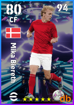 Mika Biereth — CF, OVR 80, MAX 94