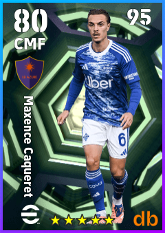Maxence Caqueret — CMF, OVR 80, MAX 95