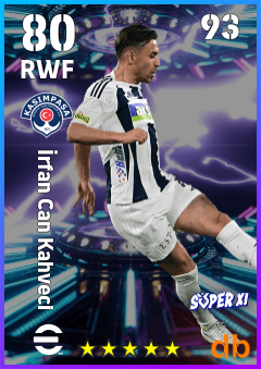 İrfan Can Kahveci — RWF, OVR 80, MAX 93