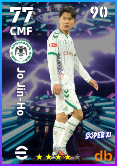 Jo Jin-Ho — CMF, OVR 77, MAX 90