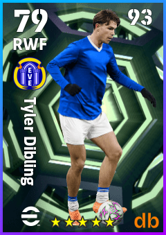 Tyler Dibling — RWF, OVR 79, MAX 93