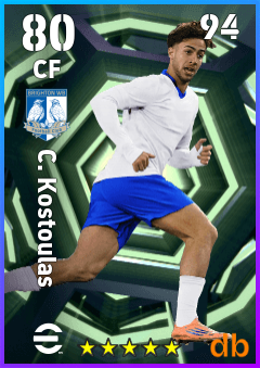 C. Kostoulas — CF, OVR 80, MAX 94
