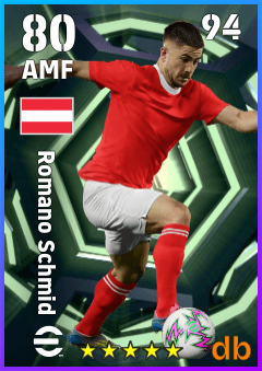 Romano Schmid eFootball player card