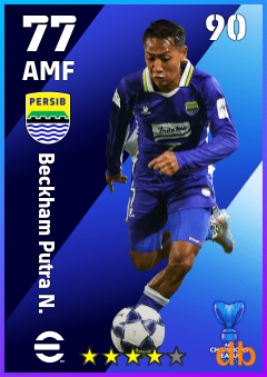 Beckham Putra N. — AMF, OVR 77, MAX 90