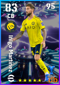 Iñigo Martínez — CB, OVR 83, MAX 95
