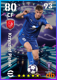 Krzysztof Piątek — CF, OVR 80, MAX 93