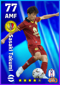 Sasaki Takumi — AMF, OVR 77, MAX 77