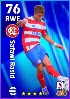 Safawi Rasid — RWF, OVR 76, MAX 76