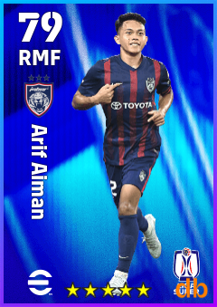 Arif Aiman — RMF, OVR 79, MAX 79