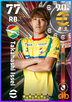Takahashi Issei — RB, OVR 77, MAX 90