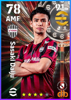 Sasaki Daiju — AMF, OVR 78, MAX 91