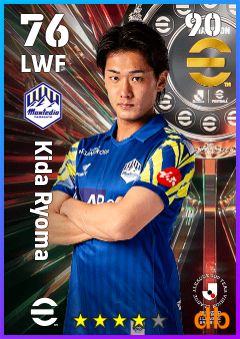 Kida Ryoma — LWF, OVR 76, MAX 90
