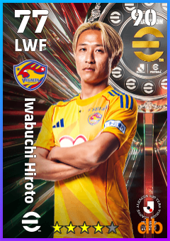 Iwabuchi Hiroto — LWF, OVR 77, MAX 90