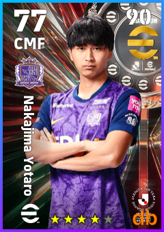 Nakajima Yotaro — CMF, OVR 77, MAX 90